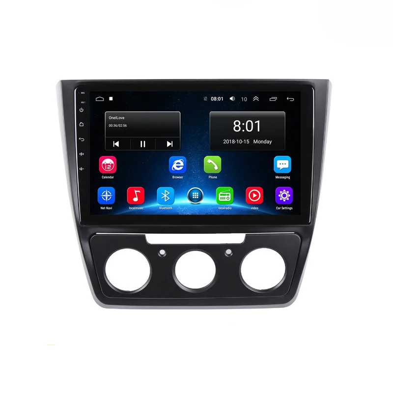 1" 2.5D ips Android 9,1 Автомобильный мультимедийный dvd-плеер gps для MQB Skoda Yeti компактное минирадио 32EQ стерео навигации