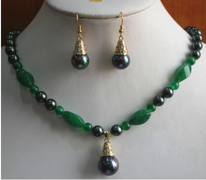 + 902 новый дизайн 2 разные стили/жемчужные серьги ожерелье кулон ювелирный