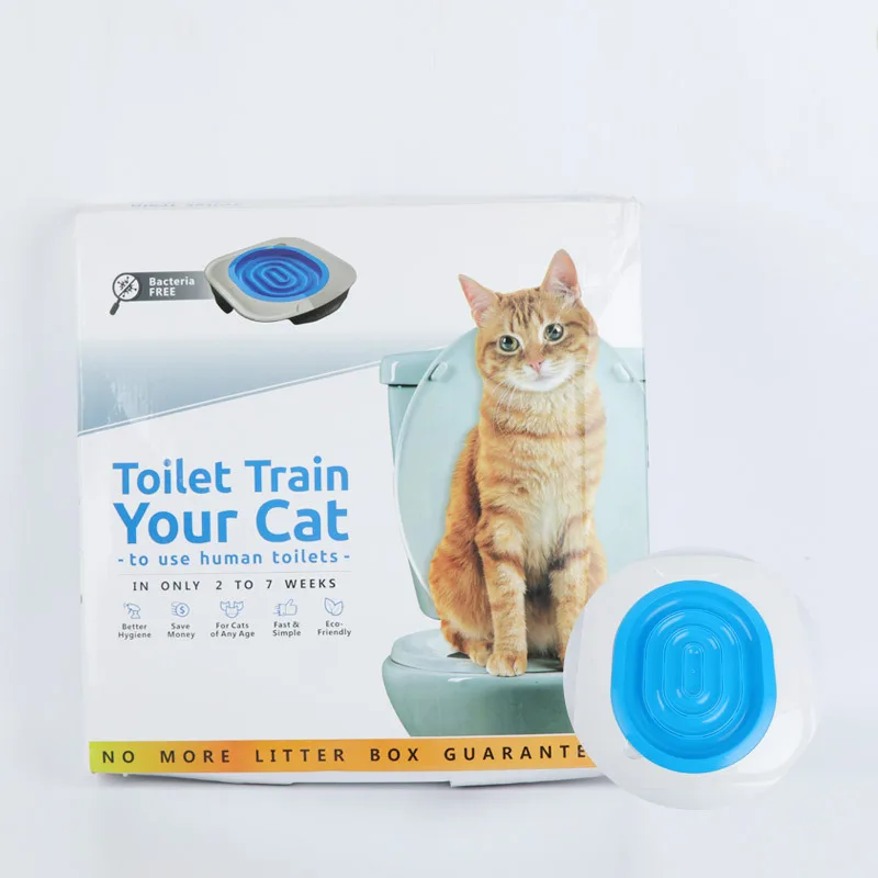 Пластиковый набор для обучения кошачьего туалета туалет домашних животных Kwitter
