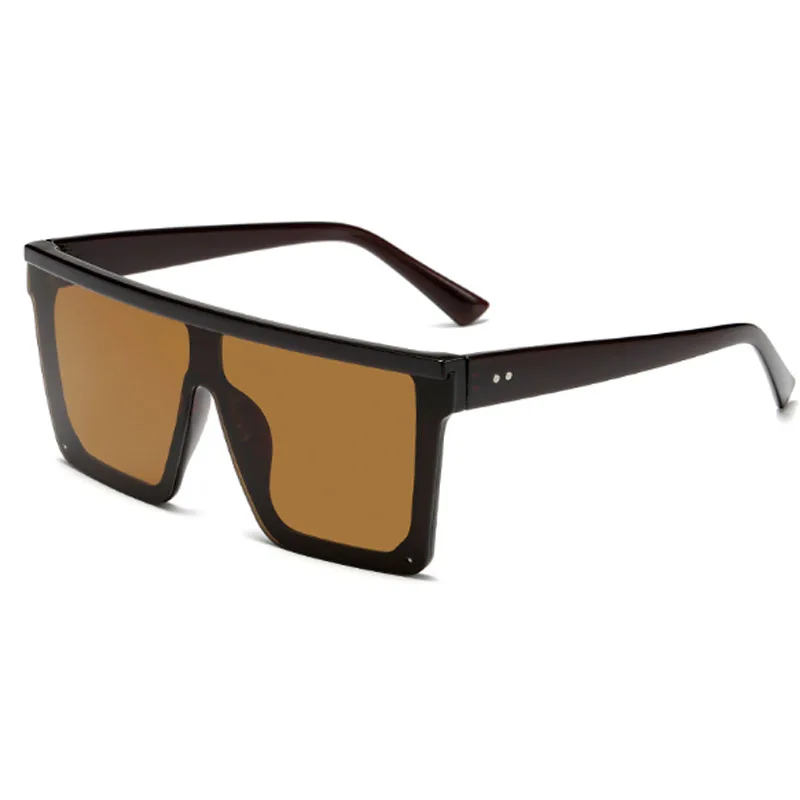 Брендовые дизайнерские квадратные Винтажные Солнцезащитные большие очки для