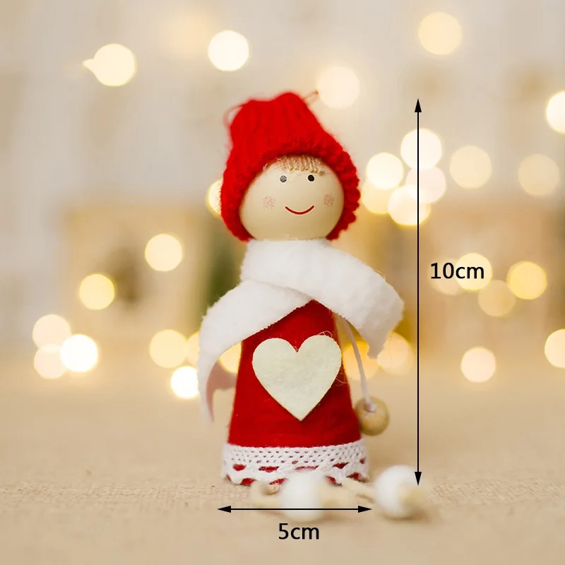 Счастливого Рождества орнамент Подарок на Рождество Санта Клаус Снеговик Дерево