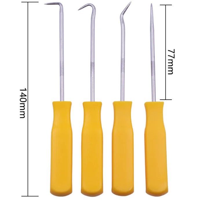 

New! Car Stainless Steel Oil Seal Screwdriver Craft Hobby Auto Small Parts O-Ring Seal Remover Hook disassembly Tool Kits