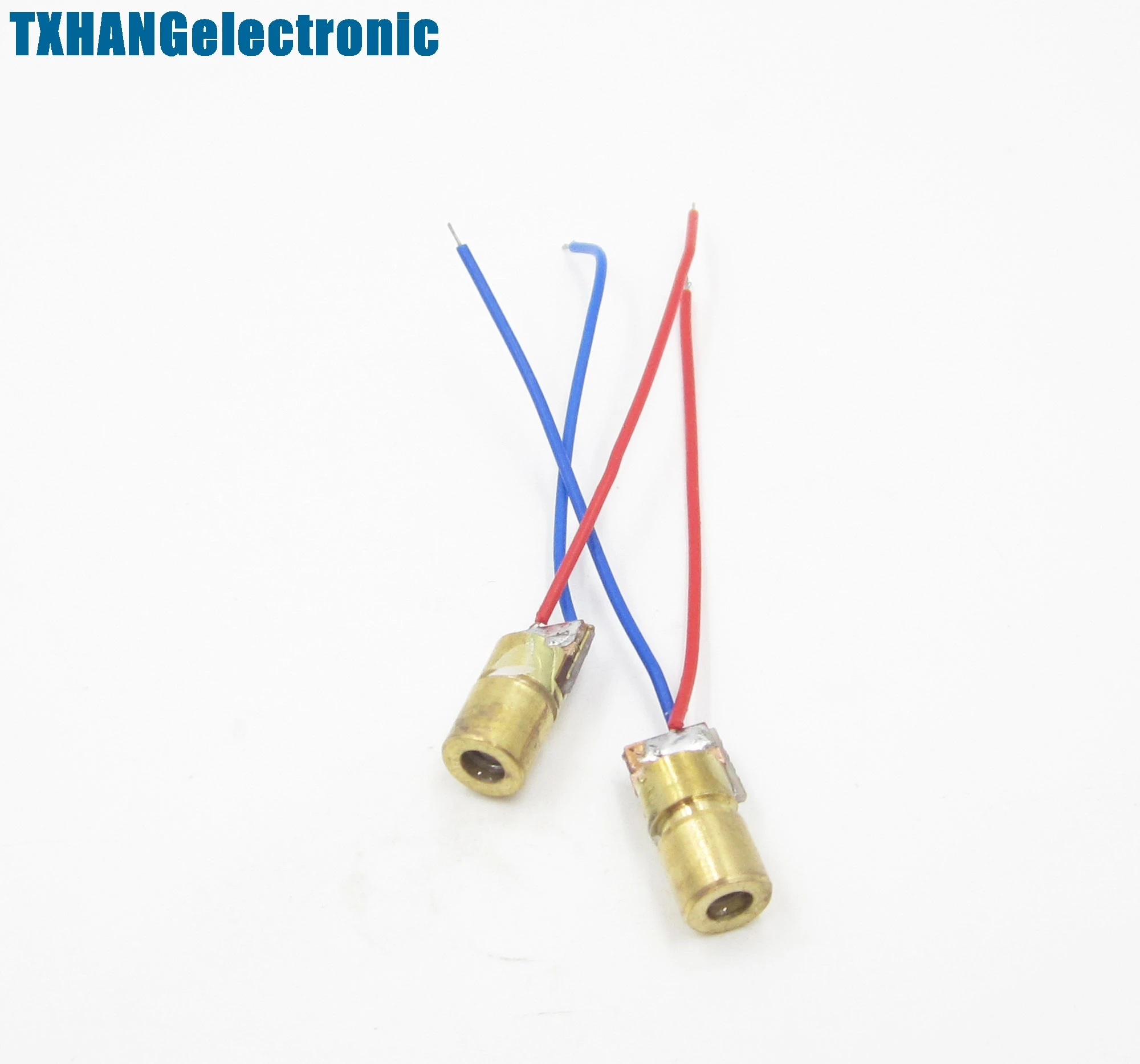 10X650 нм 6 мм 3 в 5 мВт стандартная красная медная мини лазерная указка сделай сам
