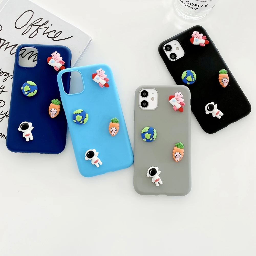 

Funda Redmi Note 10 9 8 Pro 9S 8T Case for Xiaomi Redmi 9 9T 9A 9C 7 7A 8A 6 6A Case Cute 3D DIY Silicone Phone Cover Capa Women
