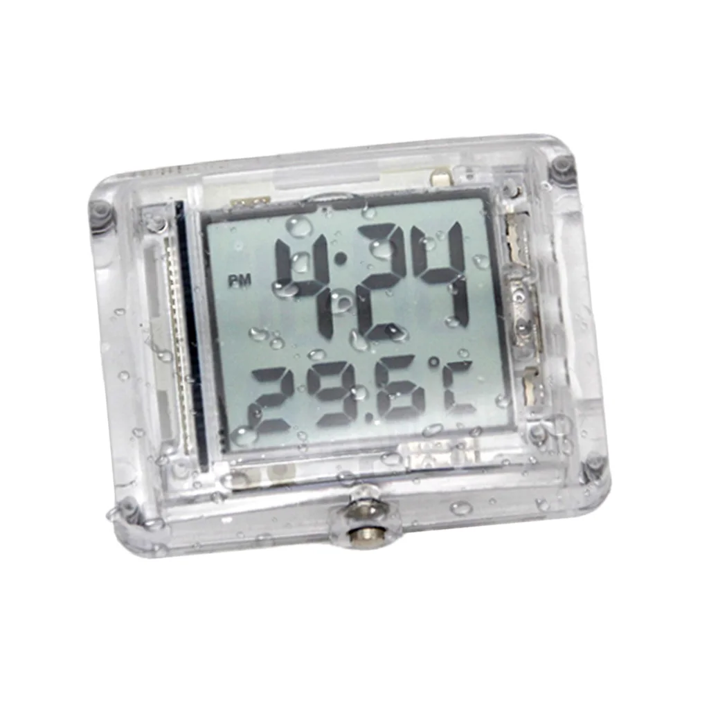 

Motorcycle Luminous Vehincal Waterproof Digital Clock Watch w/Temperature