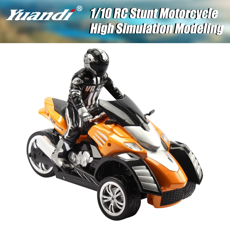 

Новинка 1/10 высокоскоростной пульт дистанционного управления RC трюковый мотоцикл PTR резиновая шина высокая имитация дрифта мотоцикл для де...