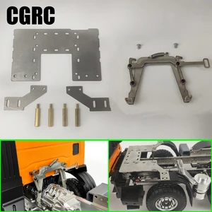 Металлическая Напольная Пряжка из нержавеющей стали для 114 Tamiya RC Truck Car IVECO, обновленные детали, 1 комплект