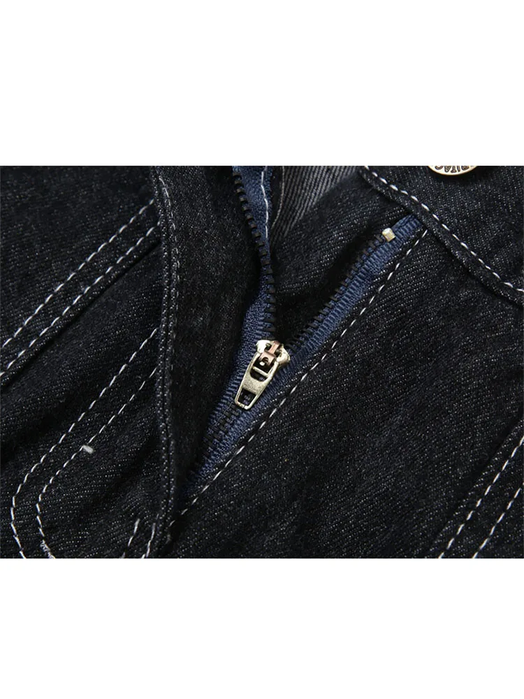 Vintage Gothic Baggy Jeans Women Streetwear Boyfriend Y2K Female Wide Leg Pants High Waist Straight Denim Trousers 2022 Spring |