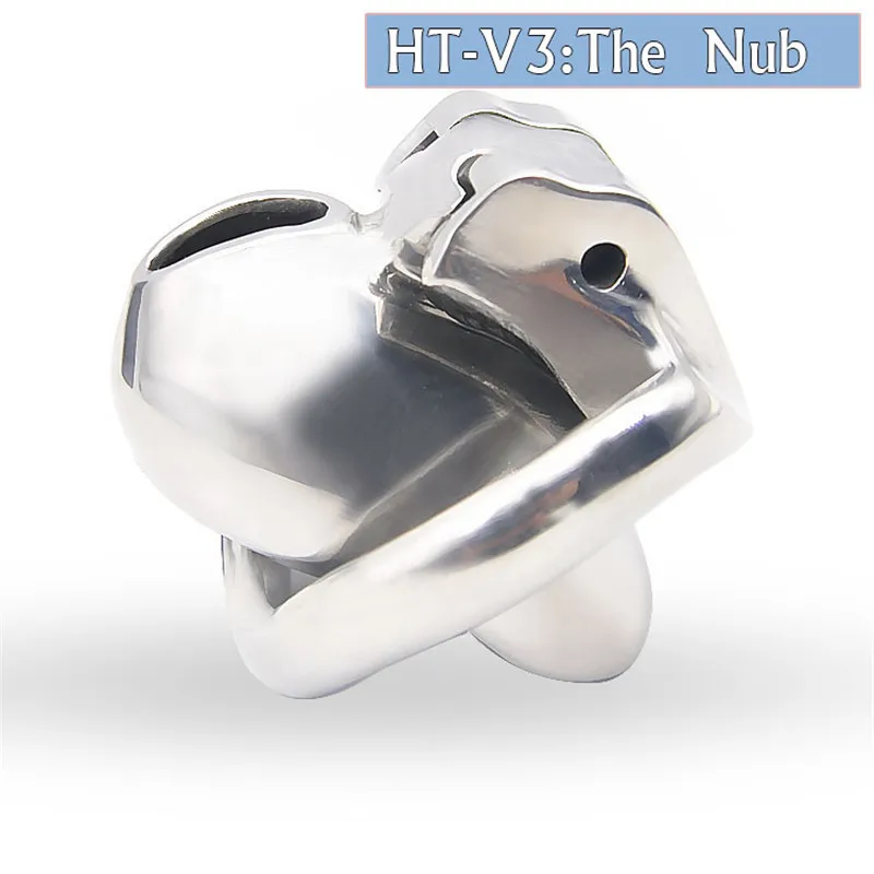 New HT V3 Super Small Stainless Steel Male Chastity Device Short Cock Cage with Lock Penis Ring Adult Sex Toys For Men shop | Красота и