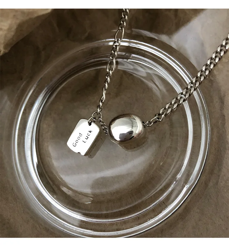 925 стерлингового серебра браслет для женщин с подвеской Good Luck мoдный дизaйн
