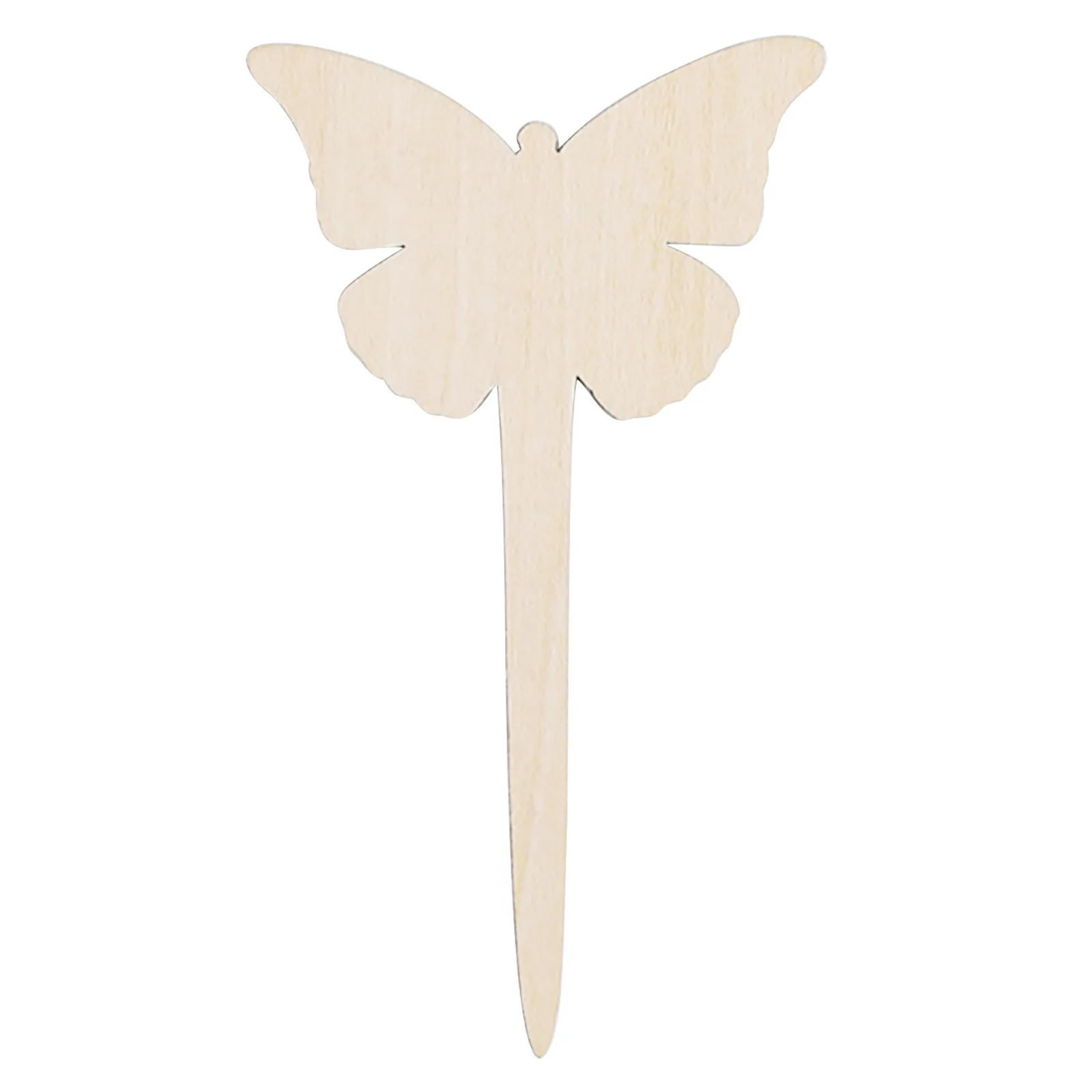 

10PCS Wooden Sign Creative Gardening Plant Label Can Write Insert Ground Flower Thick Tag Label Mark Garden Decoration Ornaments
