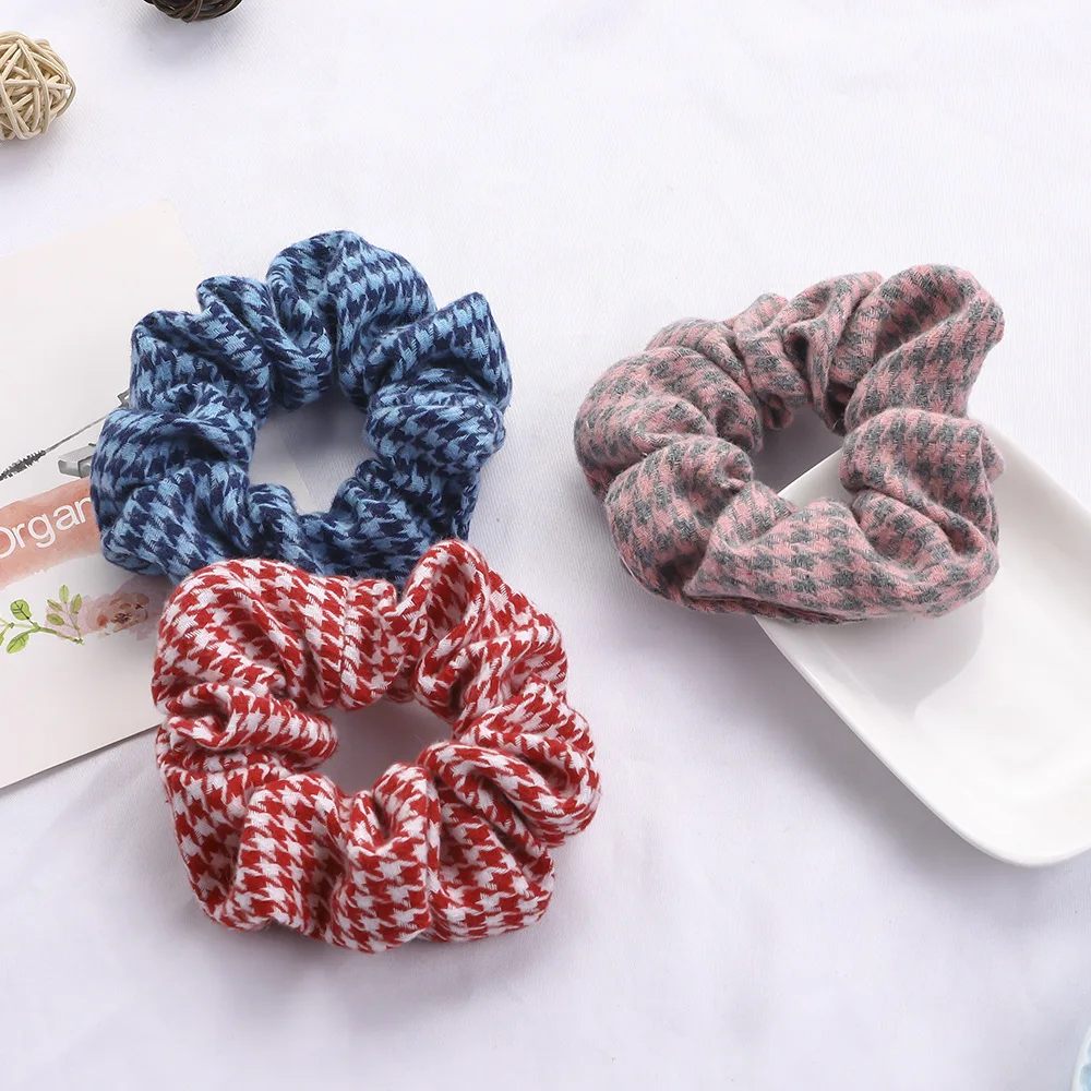 Корейские красочные хлопковые кольца для большого кишечника тканевые