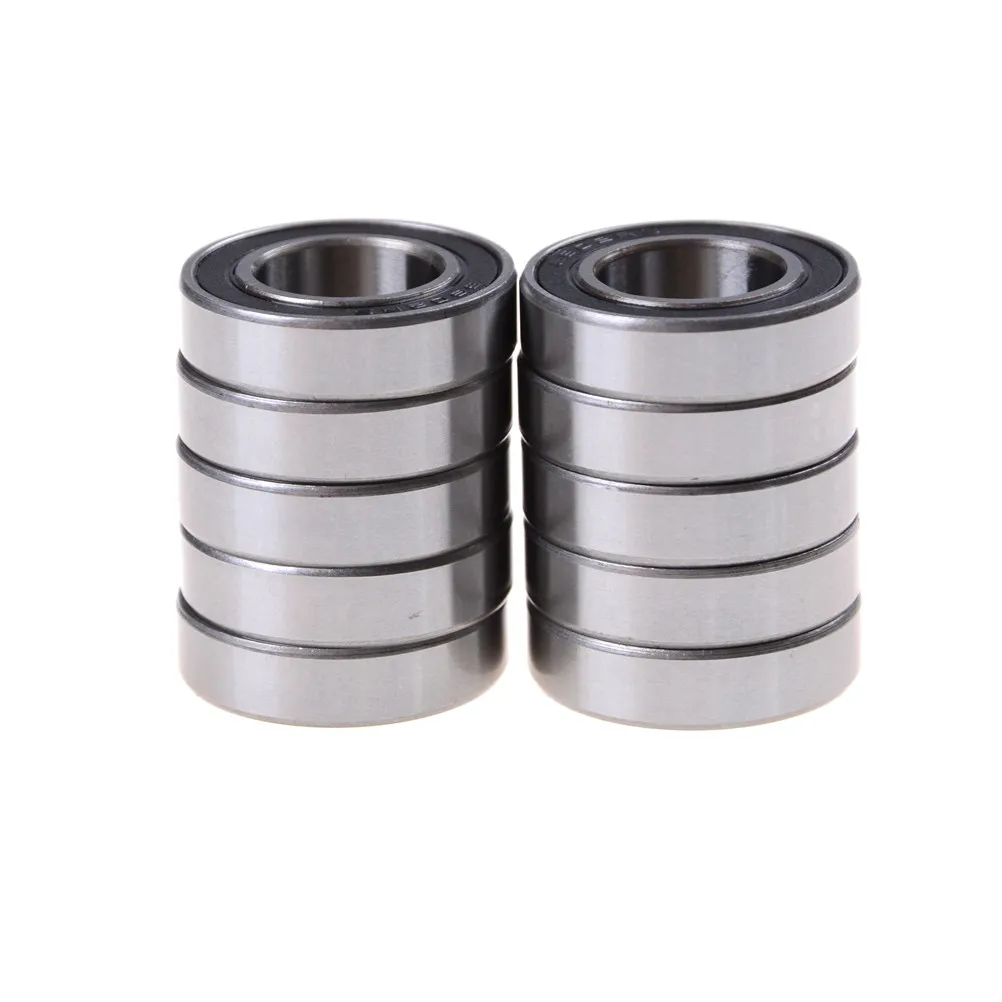 

10pcs/Lot 6902-2RS 6902 RS 15x28x7mm The Rubber Sealing Cover Thin Wall Deep Groove Ball Bearing