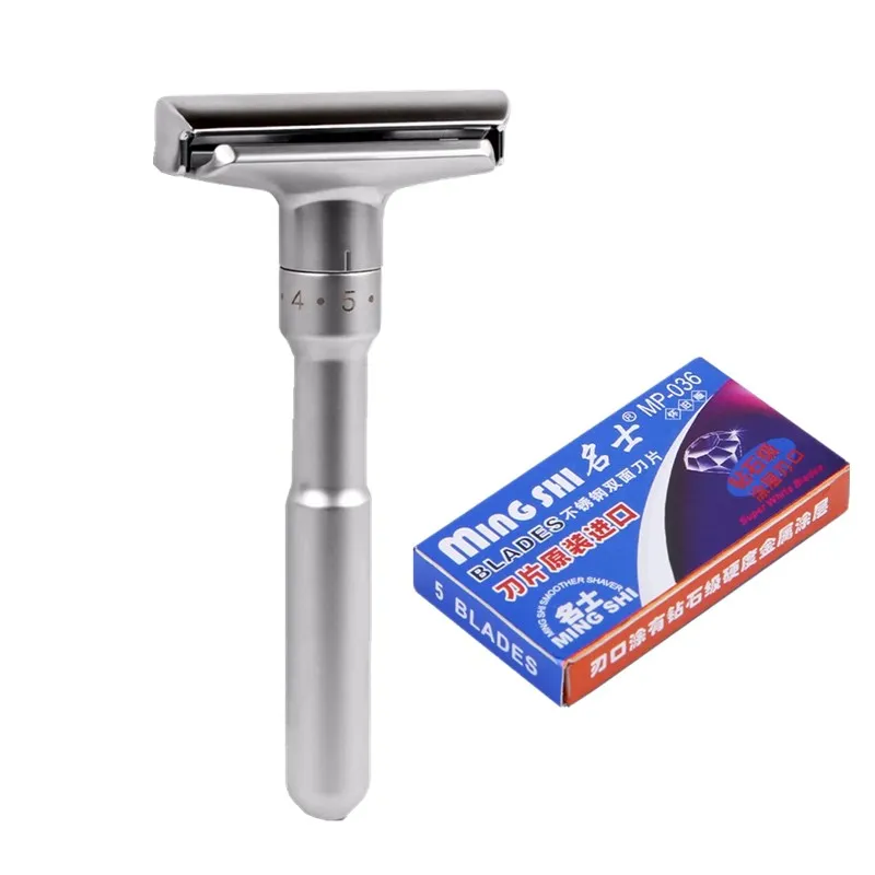 TFLYSHAVE Мужская Регулируемая Безопасная бритва с двойными краями классическое