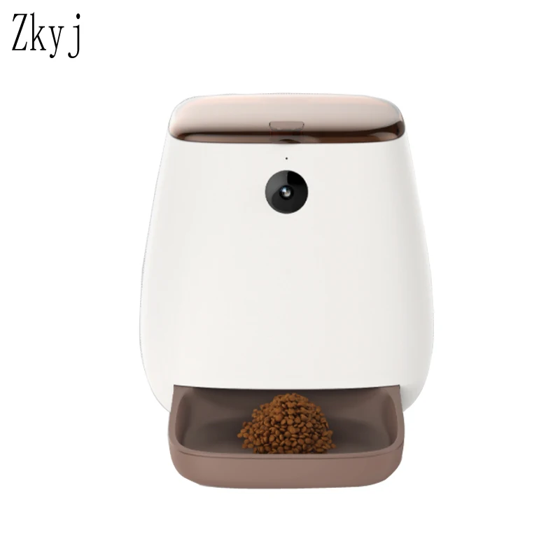 Alimentador autom&aacute;tico inteligente para mascotas, con Control por aplicaci&oacute;n y c&aacute;mara gran angular de visi&oacute;n nocturna HD, para perros y gatos-0