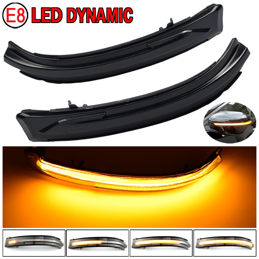 

2pcs For Nissan Navara NP300 D23 2015-2019 Not for European Version Dynamic LED Turn Signal Blinker Mirror Light