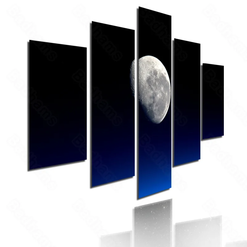 

Astronomy Enthusiasts Living Room Decoration Wall Painting Layout Studio Paintings Disc Moon No. 8 Frameless Painting