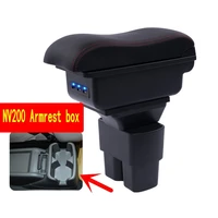 for nissan nv200 armrest box car covers central store content box cup holder decoration products accessory