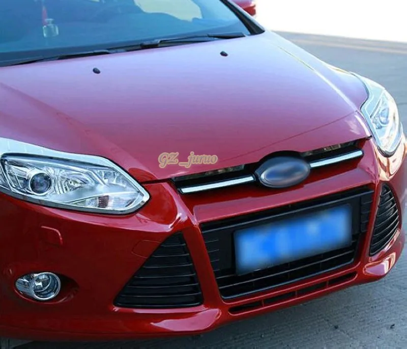 2 шт. хромированные накладки на фары Ford Focus 3 2012 2013|for ford focus|abs chrometrim cover |