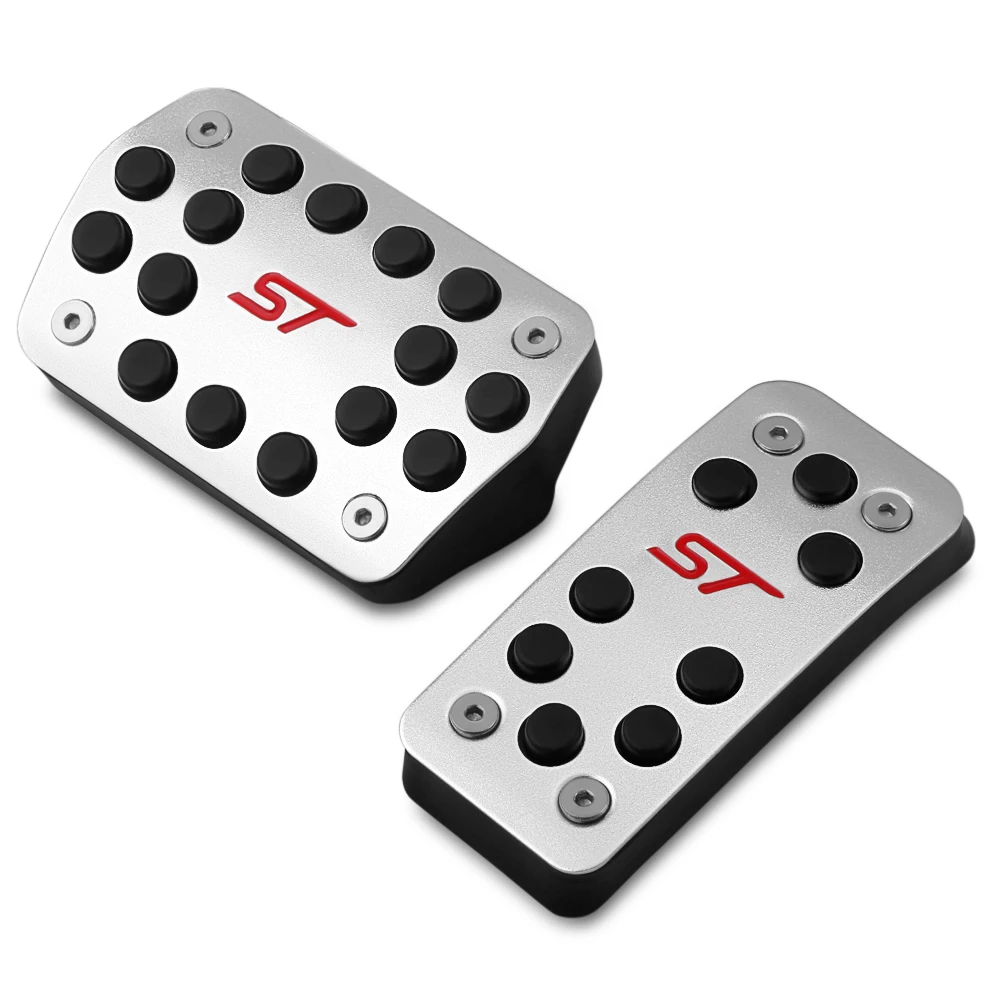 Автомобильные чехлы на педали из нержавеющей стали набор педалей для Ford Focus 2 3 4 MK2