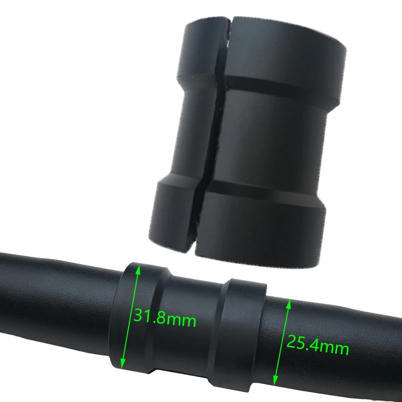 

Bike Stem Reducer POM Black Bicycle Bar Shim Spacer 25.4 To 31.8mm 40mm Handlebar Conversion Aperture Adjust Adapter Tool