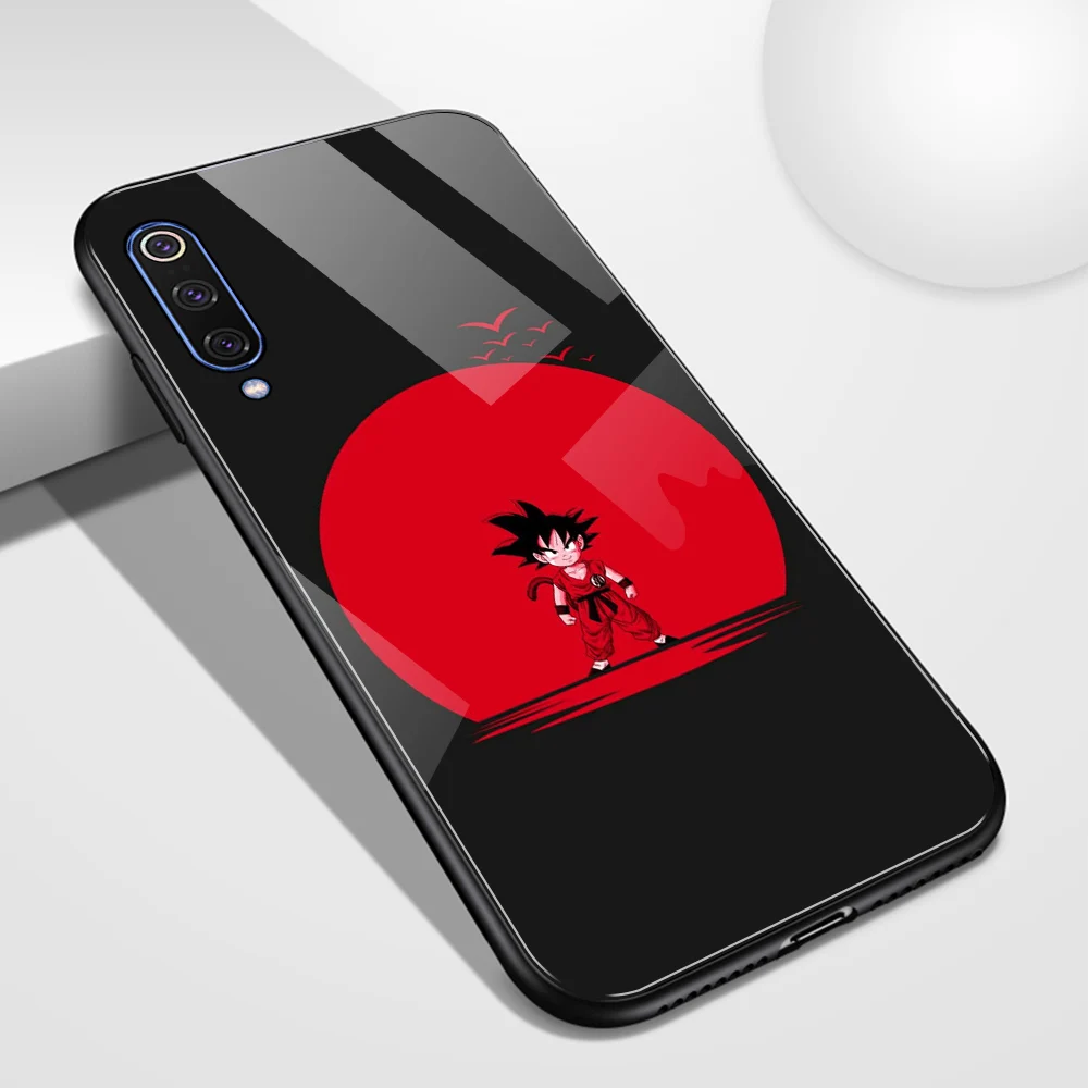 Аниме чехол для redmi K20 pro стеклянная задняя крышка goku note 7 Чехол Xiaomi mi 5 5S 6 6x Note Max 3 play