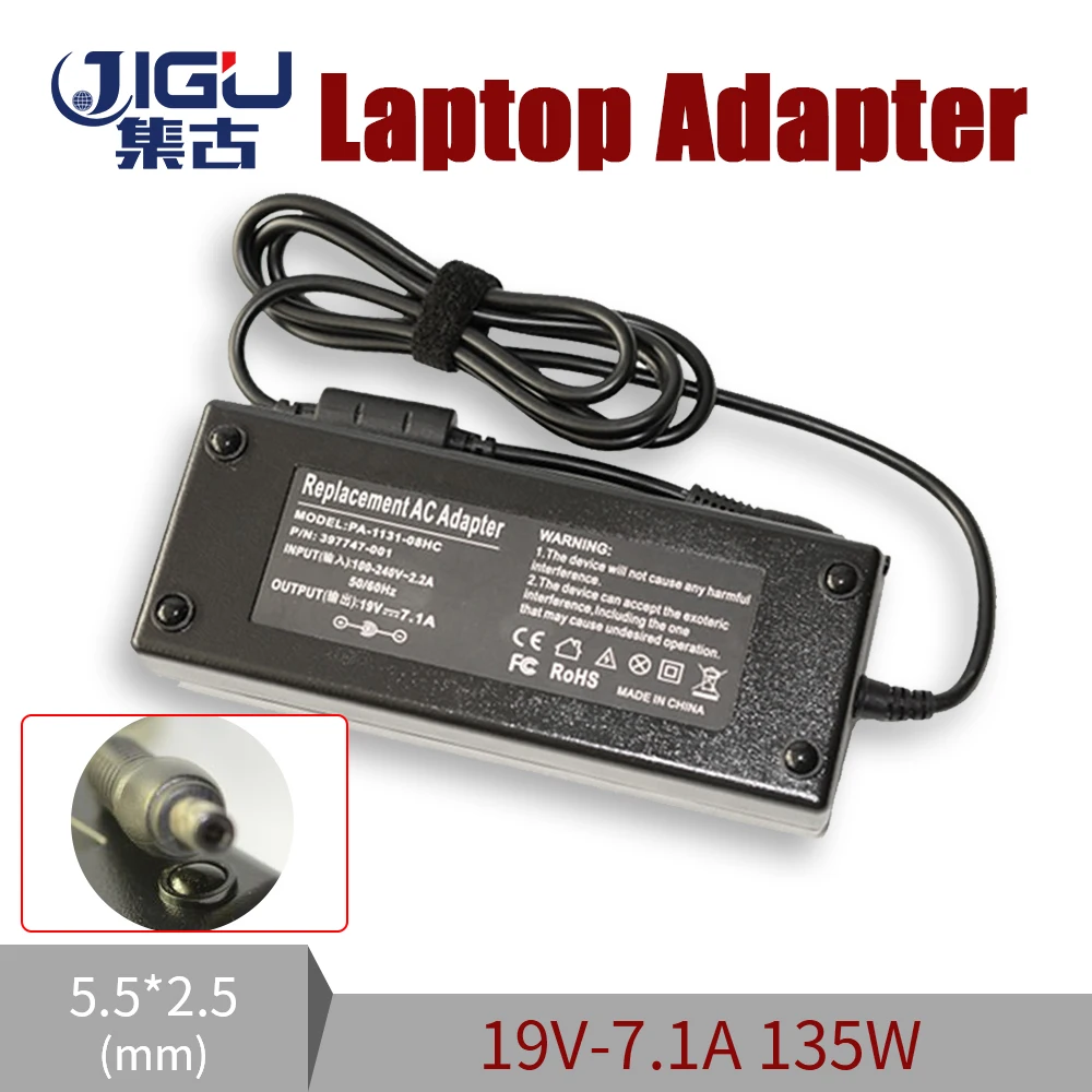 

Replacement For Acer 19V 7.1A 5.5*2.5MM 135W Universal Notebook Laptop AC Charger Power Adaptor free shipping