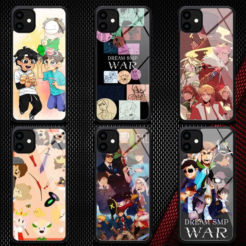 

Dream Smp Phone Case Rubber For IPhone 12 11 Pro Max XS 8 7 6 6S Plus X 5S SE 2020 XR 12Mini Case