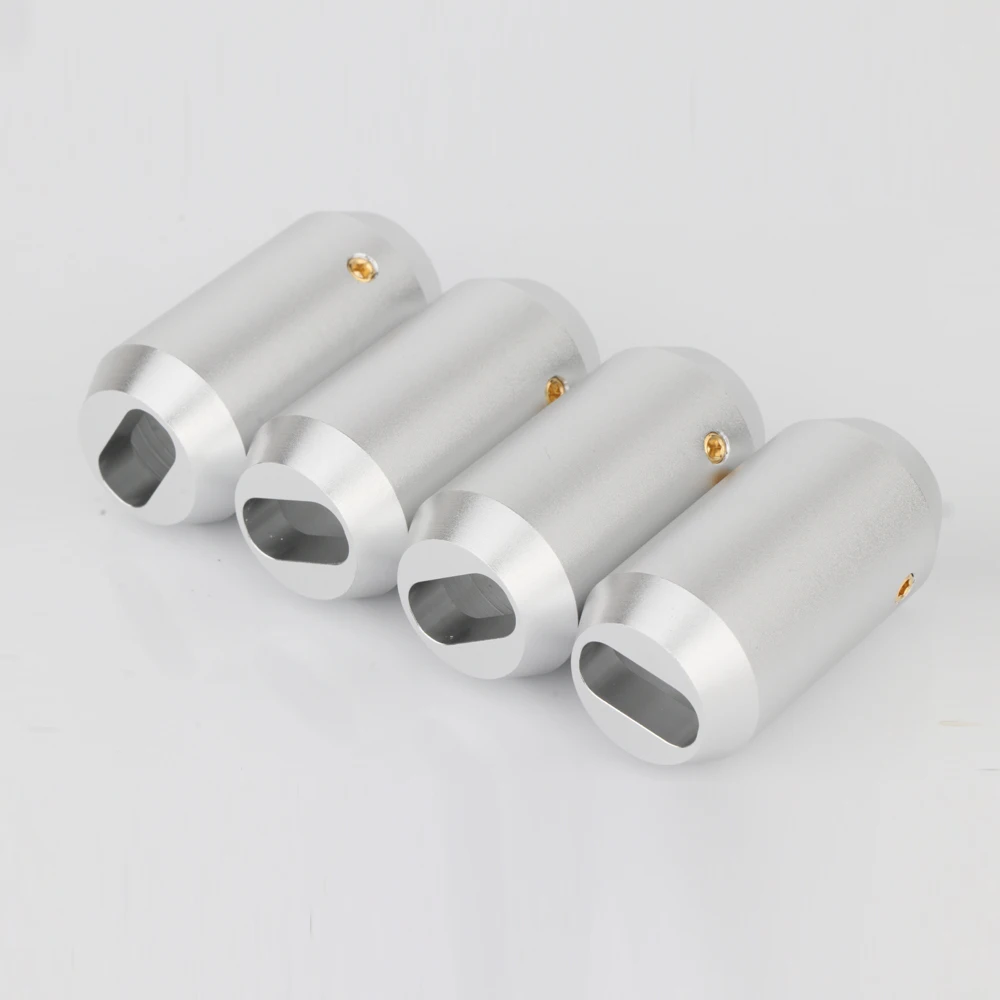 4Pcs AL1608 Speaker Wire Pants Bi-Wire Assembly Pack Y Boot speaker cable splitter 1 to 4 Bi-wire Cable Pants