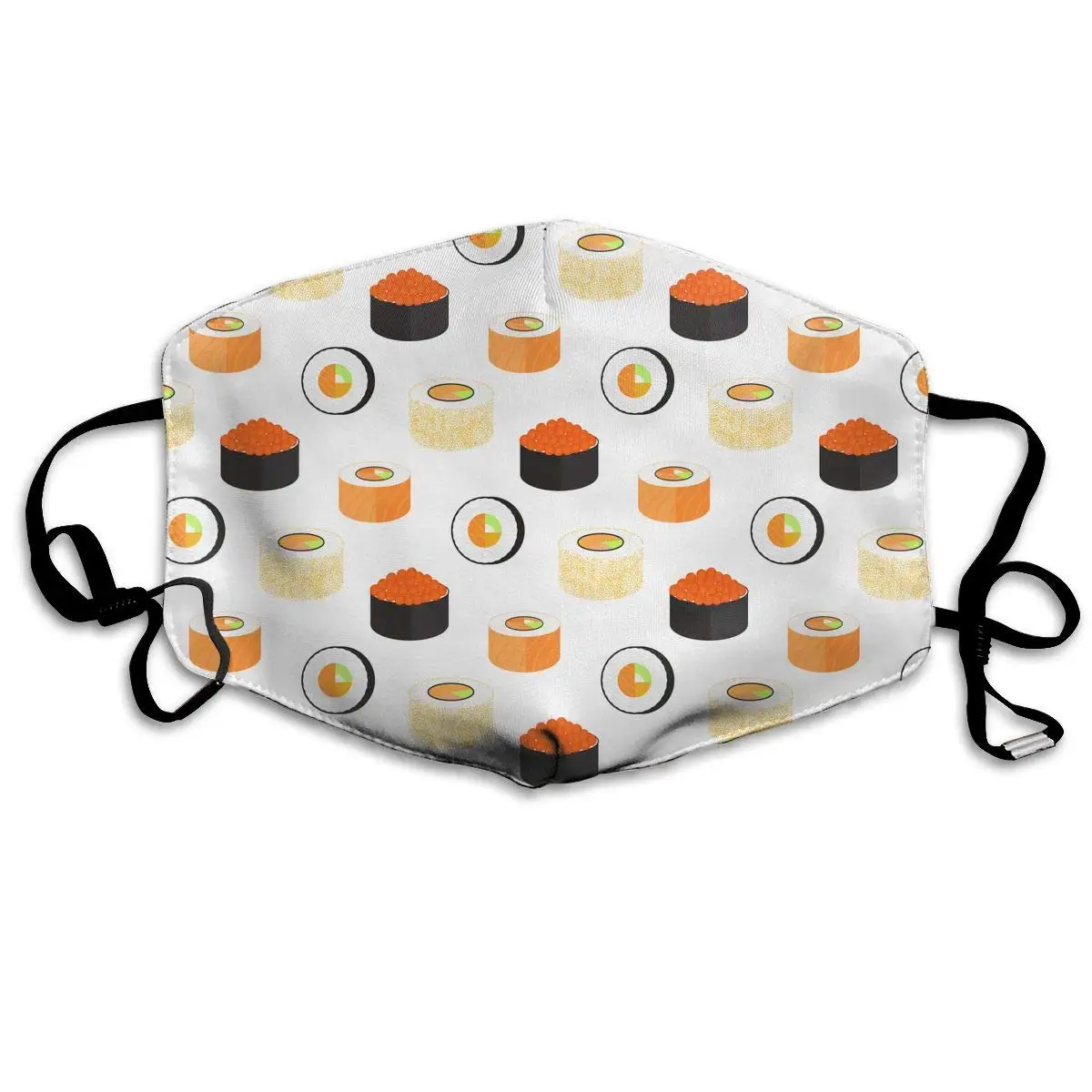 

Japanese Traditional Cuisine Washable Reusable Mask, Cotton Anti Dust Half Face Mouth Mask For Kids Teens Men Women With