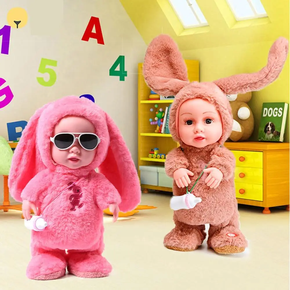 

Removable Baby Fashion Plush Toy Electric Intelligent Doll Singing Humanoid Multifunctional Doll Girls Popular Toys Xmas Gifts