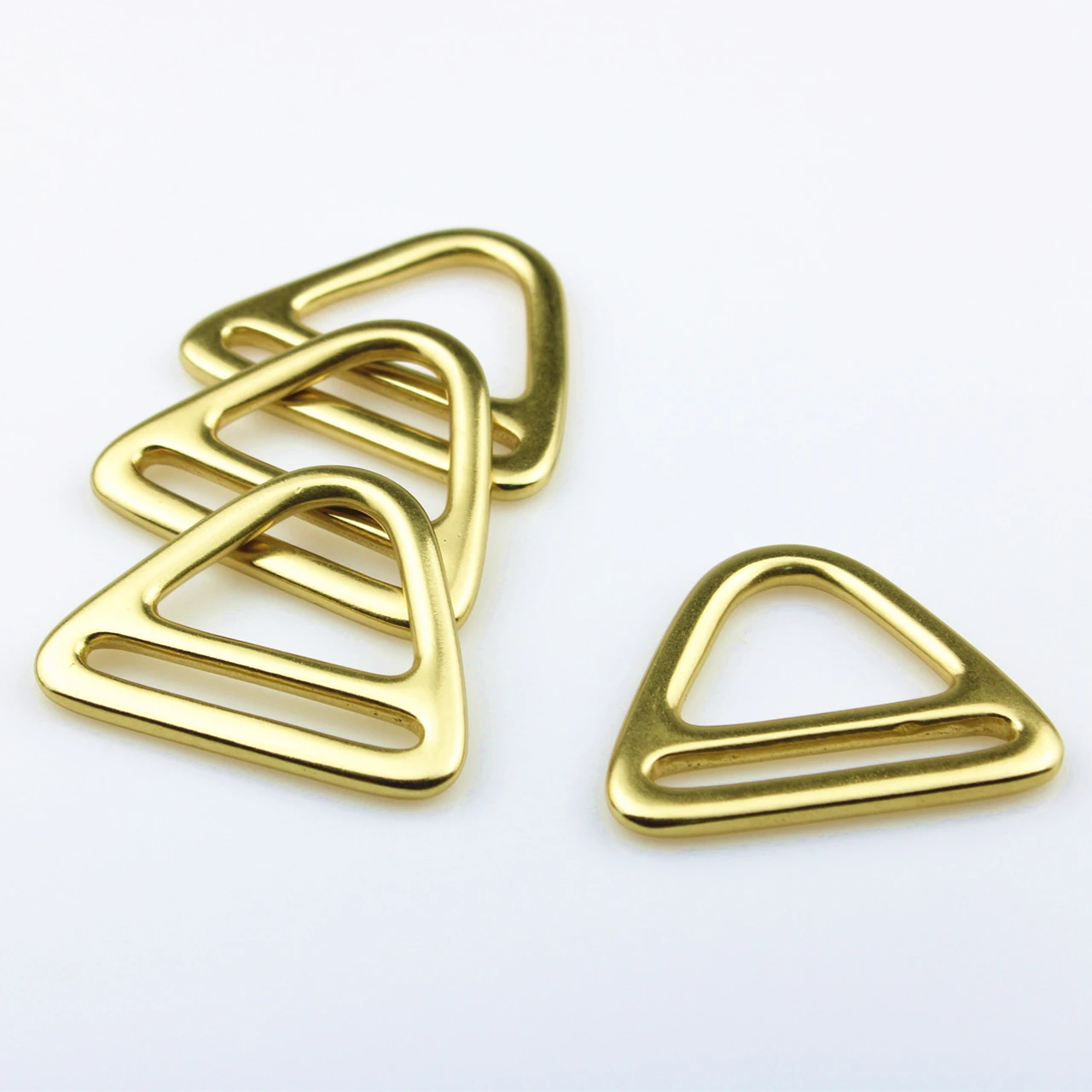 Сделай Сам кожаное ремесло оборудование твердая латунь Сумочка TriangleRing BOR отделка