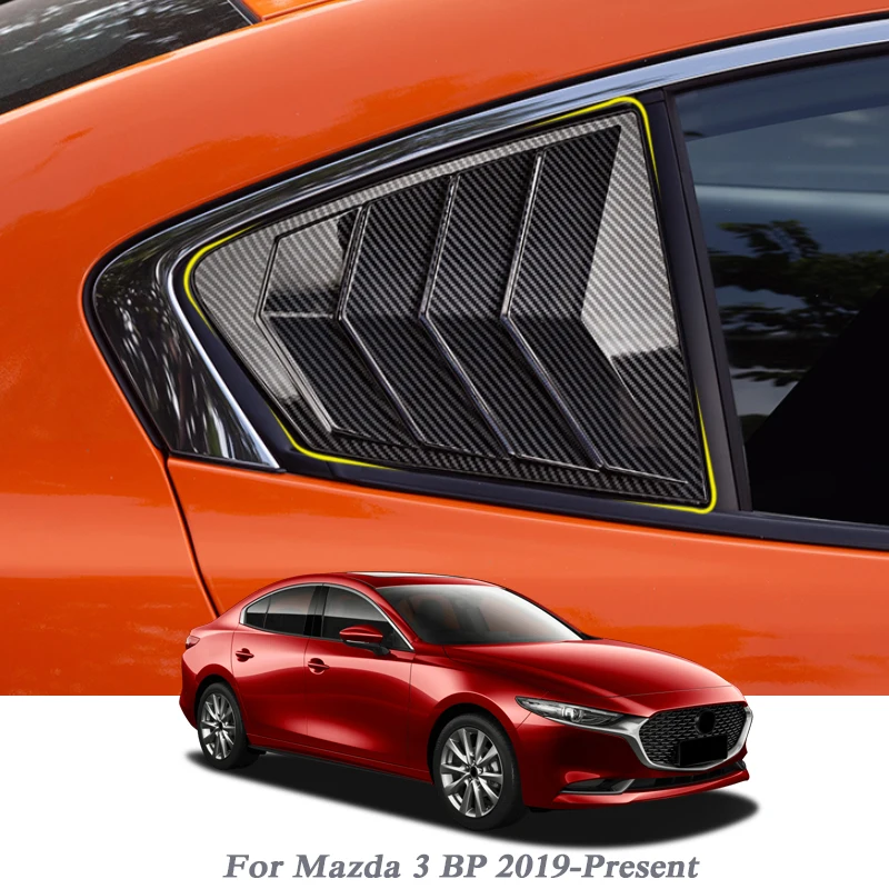 Блестки для заднего бокового окна автомобиля Mazda 3 BP 2019-Н. В. декоративные наклейки