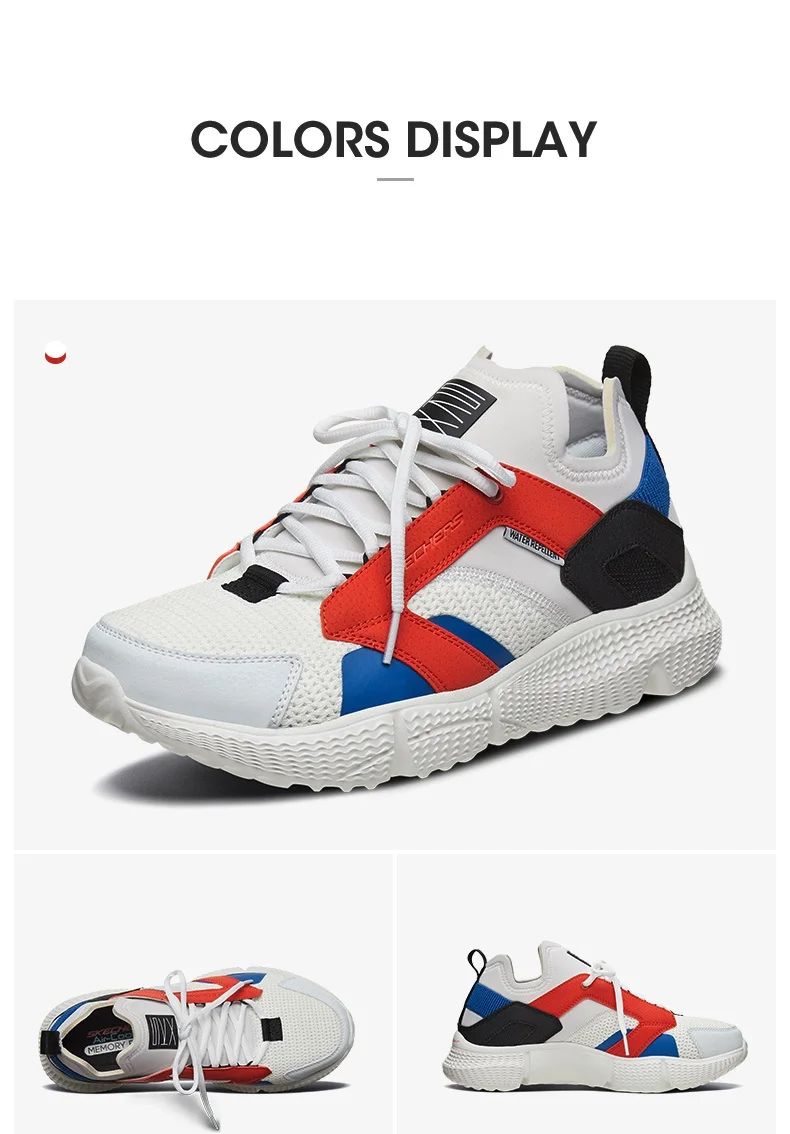 Skechers/мужская спортивная удобная повседневная обувь на платформе; Мужская прогулочная обувь; кроссовки; Tenis Masculino Adulto 51978-WMLT