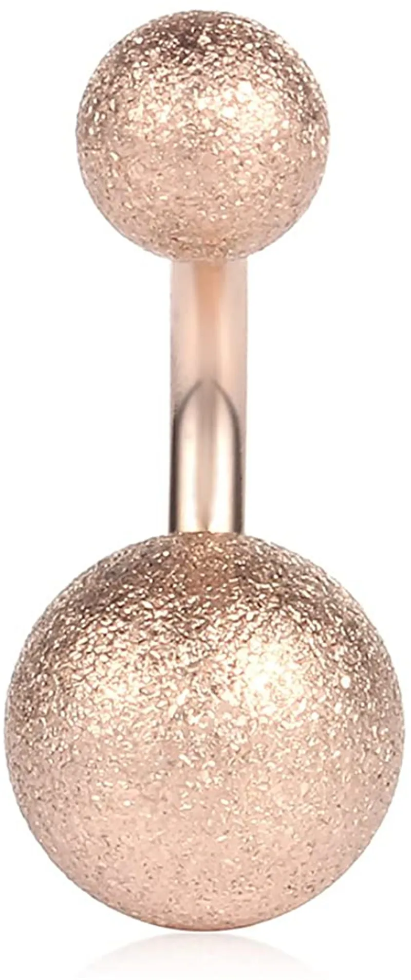 Матовые шарики из хирургической стали 316L 14 г 6 мм 1/4 дюйма Короткие серьги для