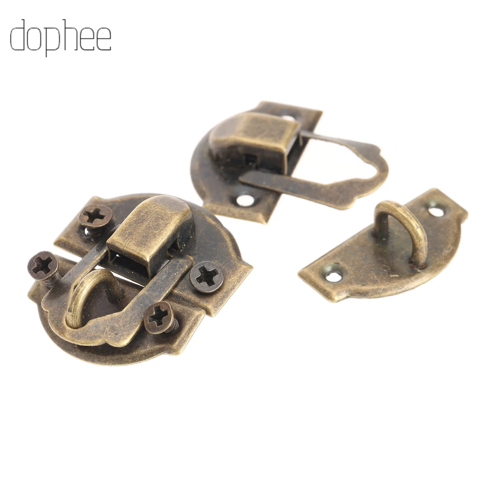 Античный металлический замок Dophee 12 шт