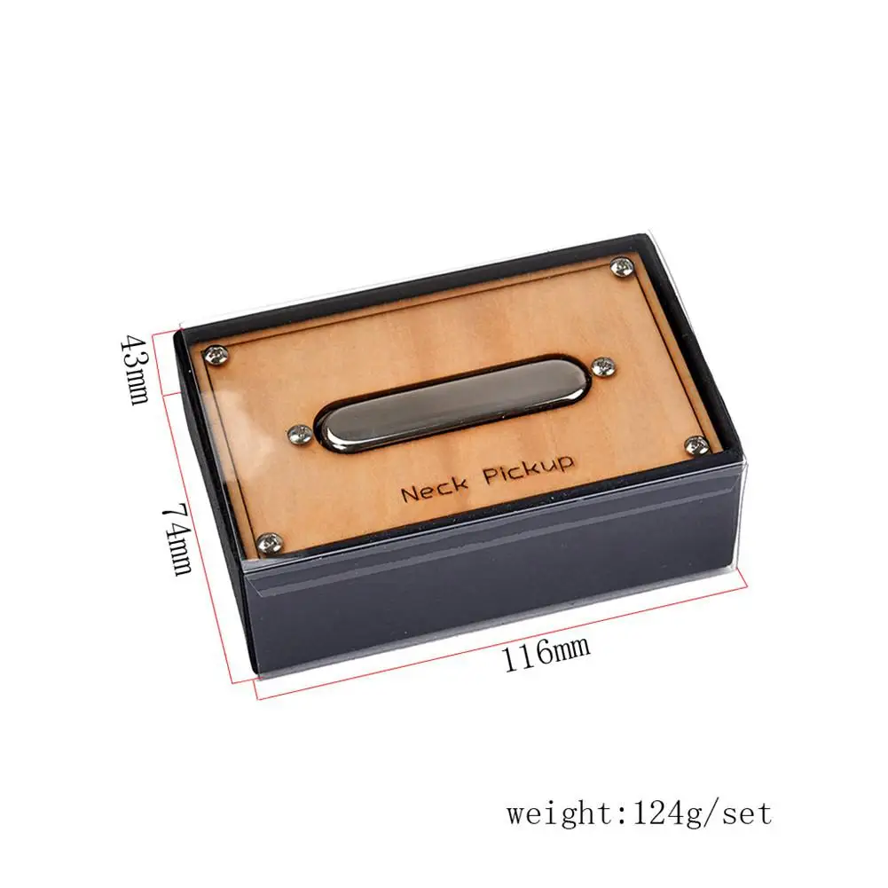 

Gold TL Pickup 9.8K Ohms Neck for Electric Guitar Pickup with Bag Cable Musical Instrument Accessories Hot sale 2020