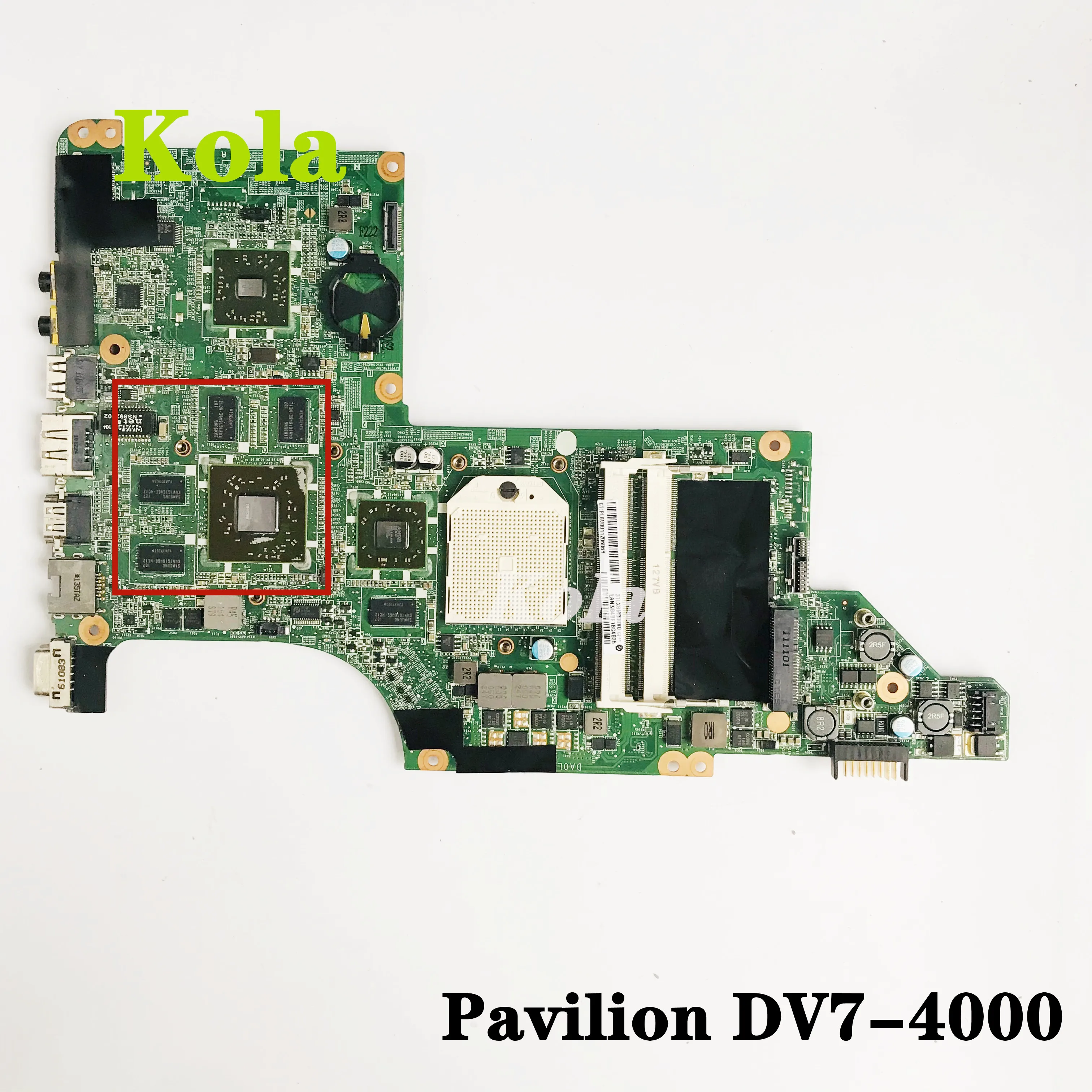 DA0LX8MB6E1 DA0LX8MB6D1 615687 001 630834 для HP DV7 DV7T 4000 материнская плата ноутбука с 1G GPU 100%