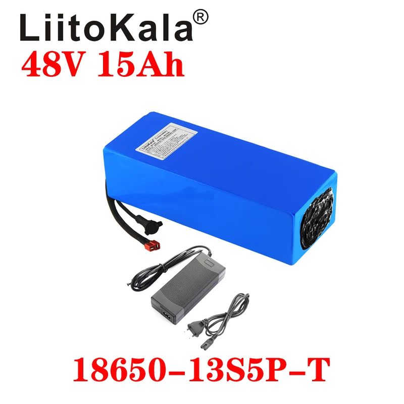 Аккумуляторная батарея LiitoKala 48 В 15 А · ч 1000 Вт литий ионная 30 BMS и зарядное