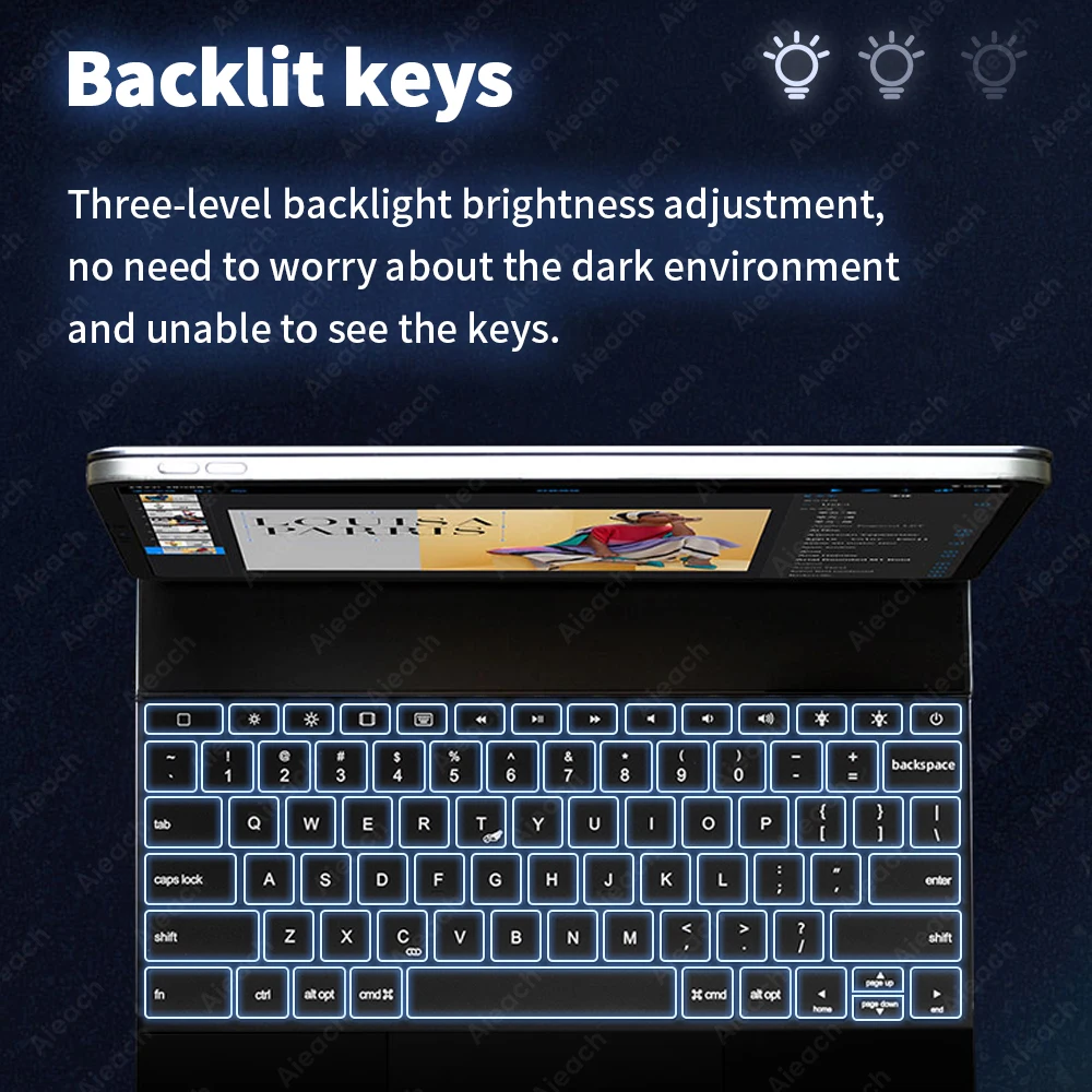 Для Apple Magic Keyboard For iPad Pro 12 9 чехол 2021 12.9 3-го 4-го 5-го поколения с плавающим дизайном |