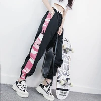 women sweatpants korean fashion high waist solid loose harem pant jogger casual cargo trousers female street wear