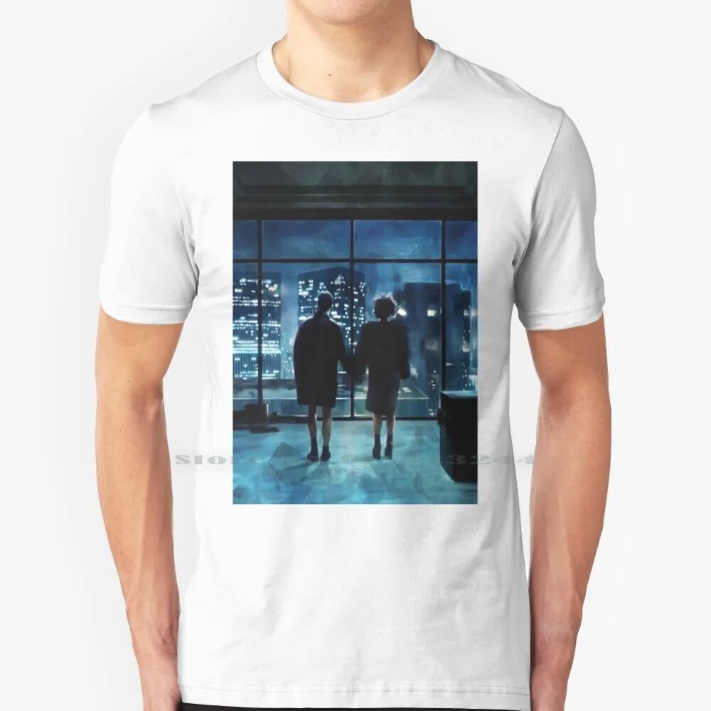 Футболка с изображением фильма странной любви, хлопковая, 6XL