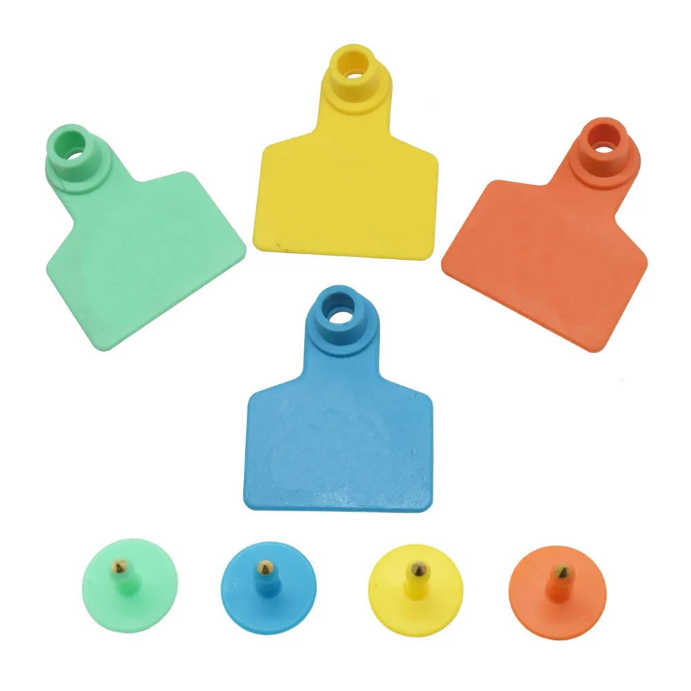 100 шт. Ушные бирки для крупного рогатого скота без надписи ушные - Цена: 861,68 руб.