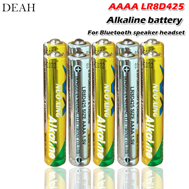10 шт./лот 1,5 в LR8D425 AAAA щелочные батареи основные батареи для Bluetooth динамик гарнитура лазерная ручка стилус сухие батареи