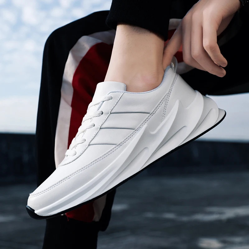 

Dropshipping 2019 Hot Men Casual Breathable Shoes Male Flats Sneakers Air Cushion Leisure Shoes Ankle Trainers Zapatos De Hombre