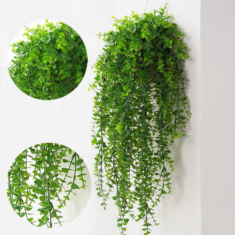 Искусственные растения лоза настенный Искусственный ротанг листья зеленого