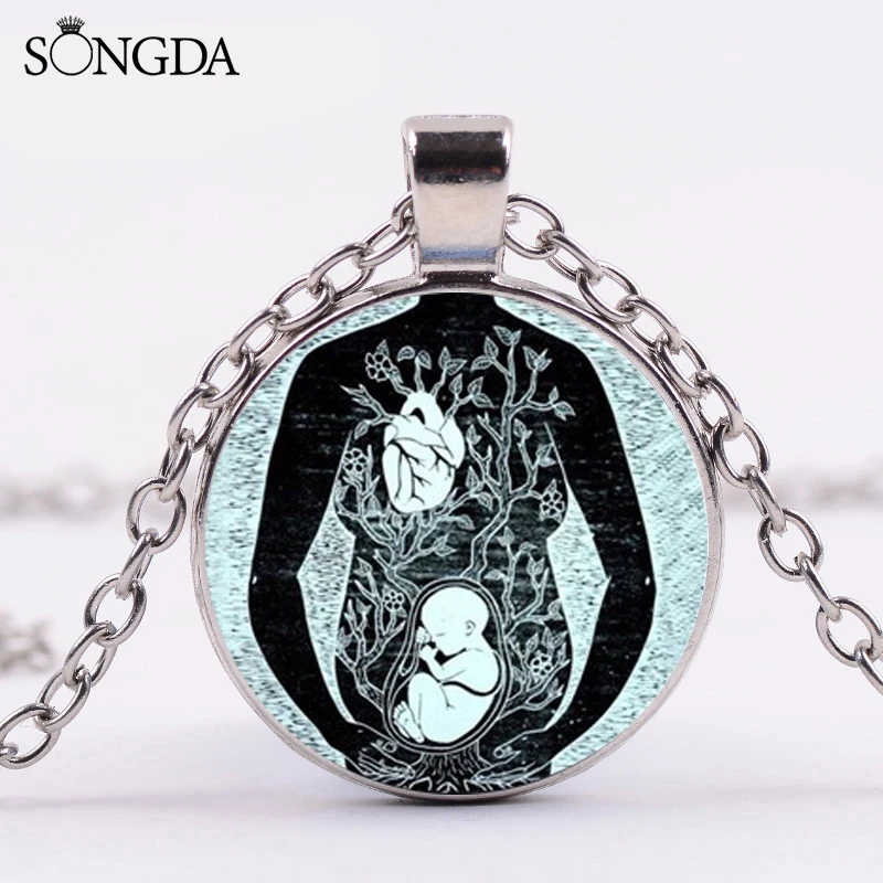 Новое ожерелье с подвесом эмбрион Леонардо рисунок беременных для мамы и малыша