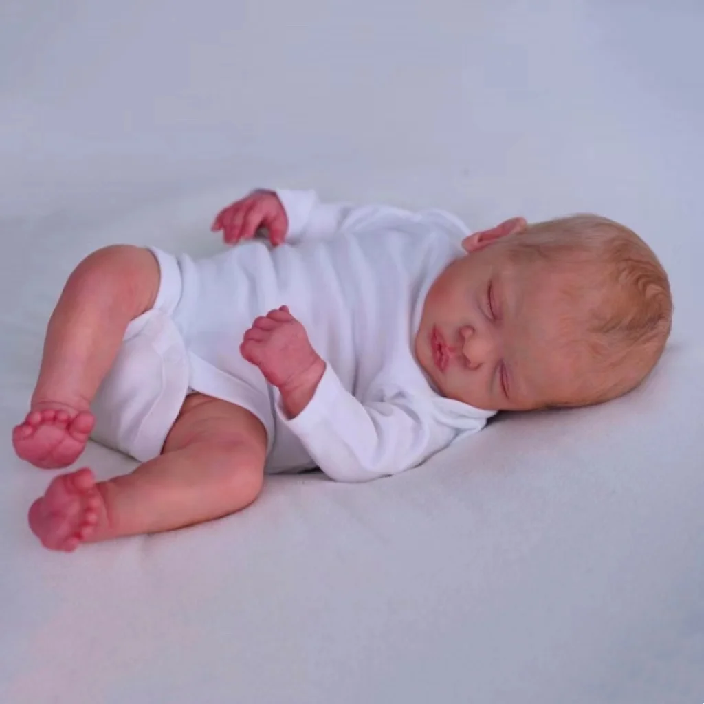 

3D Painted Romy Reborn Baby Doll Handmade High Quality Painting Reborn Baby Birthday Gift Toy 48cm