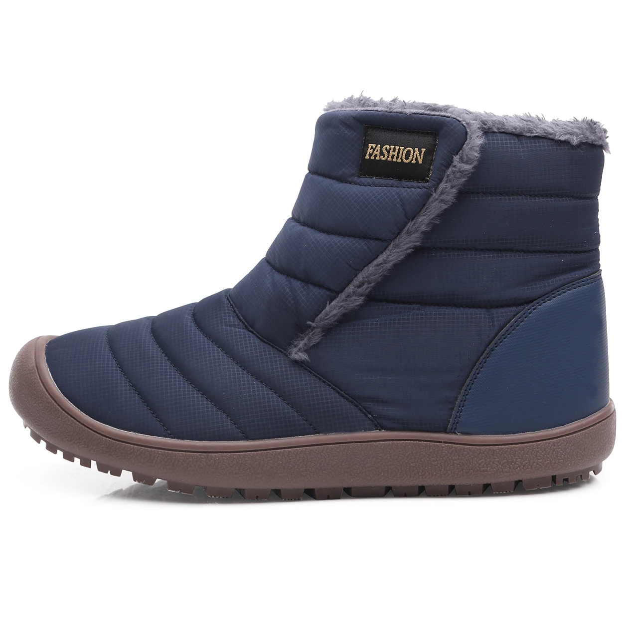 2019 Fashion Winter Men Boots Waterproof Comfortable Snow Fur Warm Ankle Shoes Footwear Male Lightweight | Обувь