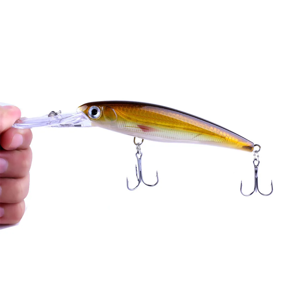 

BATTLEBASS Minnow Fishing Lure Wobblers Isca Artificial 17cm 30g Bass CrankBait Trolling Long Tongue Deep Diving Pike Lures